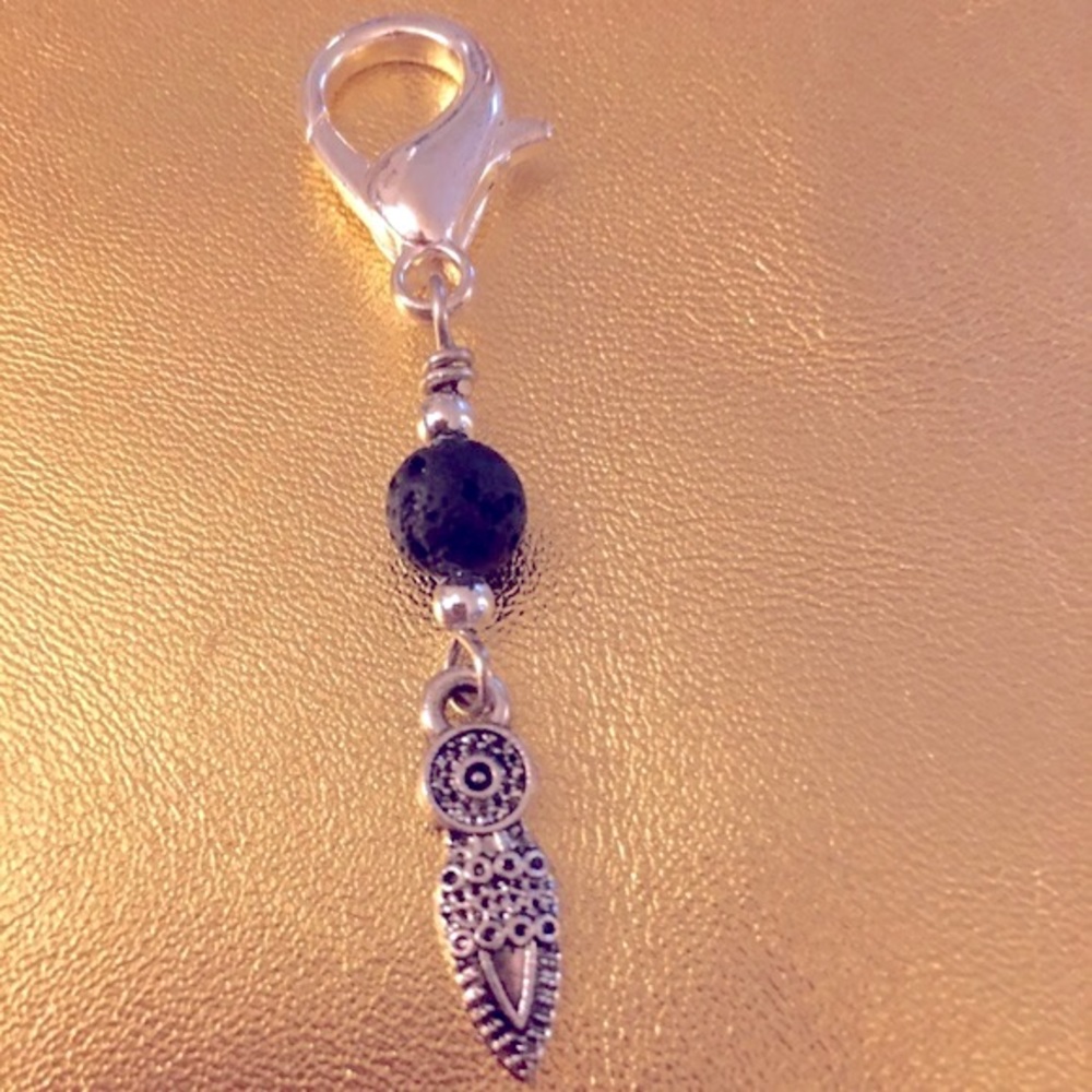 Zipper Pull Clip On aromatherapy purse pulls, backpacks, clothing, jackets